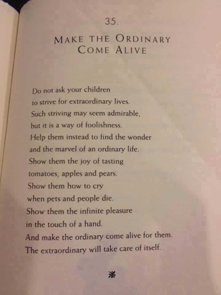 Make the Ordinary Come Alive