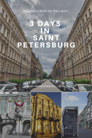 3 Days in St. Petersburg Pinterest