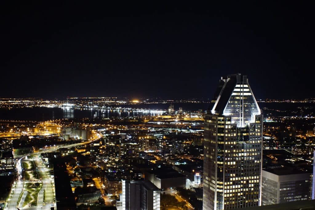 Montreal Skyline at Night