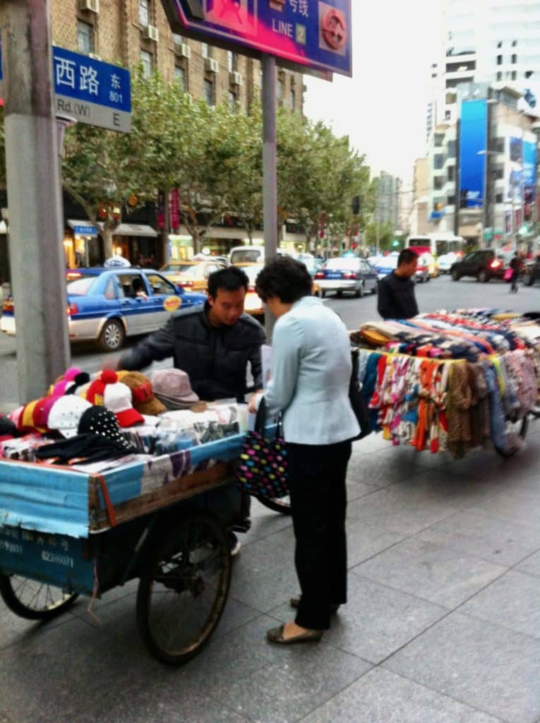 Street Vendor in Shanghai