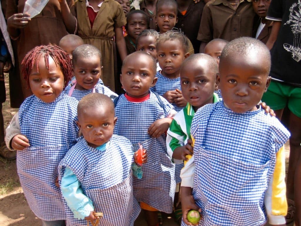 Pre-schoolers in Cameroon